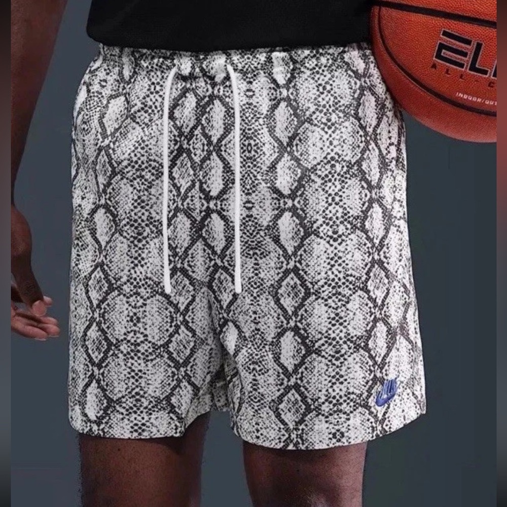 NIKE MENS SNAKESKIN REPTILE BASKETBALL SHORTS